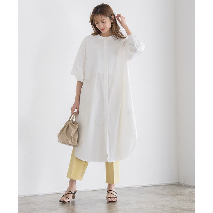 MUSE de Deuxieme Classe レースアップ シャツワンピ レースアップシャツワンピース|allureville OFFICIAL SITE
