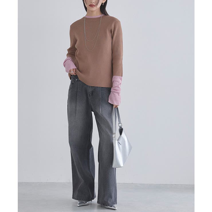 [ECLAM] フリンジデザインデニムパンツ デニム | Pierrot | 詳細画像26 