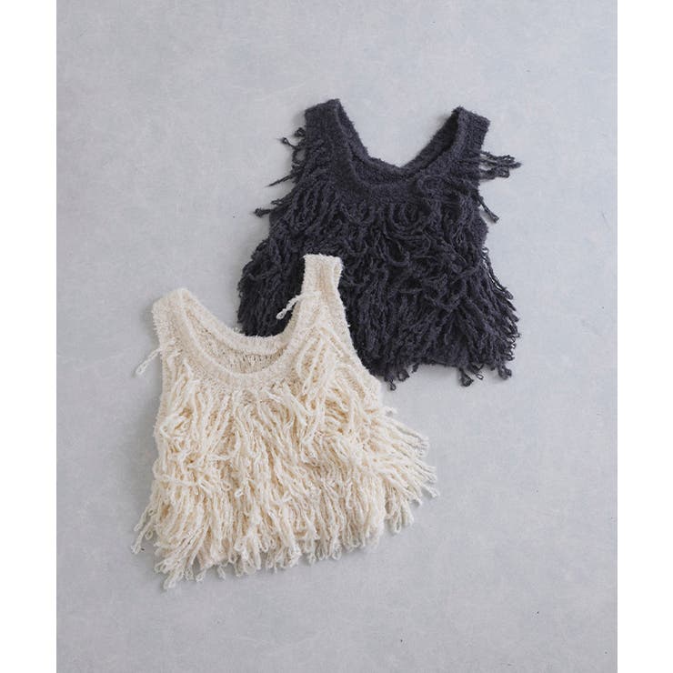 ループヤーンニットベスト ベスト ニット | Pierrot | 詳細画像2 