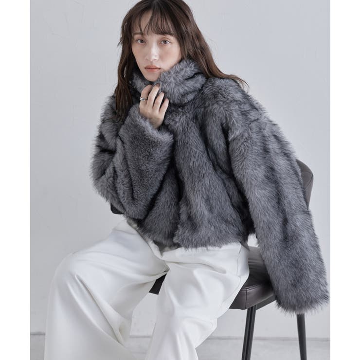 フェイクファージップアップブルゾン ブルゾン フェイクファー | Pierrot | 詳細画像22 