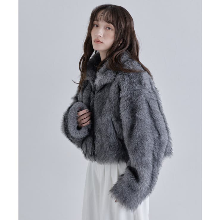 フェイクファージップアップブルゾン ブルゾン フェイクファー | Pierrot | 詳細画像21 