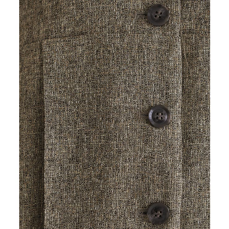 [ECLAM]サマーツイードタックジレベスト 旬 着映え | Pierrot | 詳細画像13 