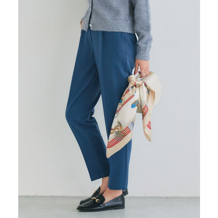 インディゴブルー | 高見えすっきりテーパードパンツ 低身長&高身長さん 12サイズ展開 | Pierrot