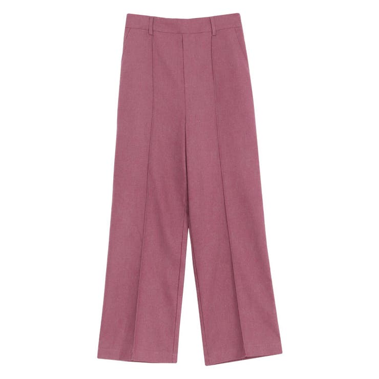 ベリー | 麻混ピンタックボックスパンツ ボックスパンツ ピンタック | Pierrot