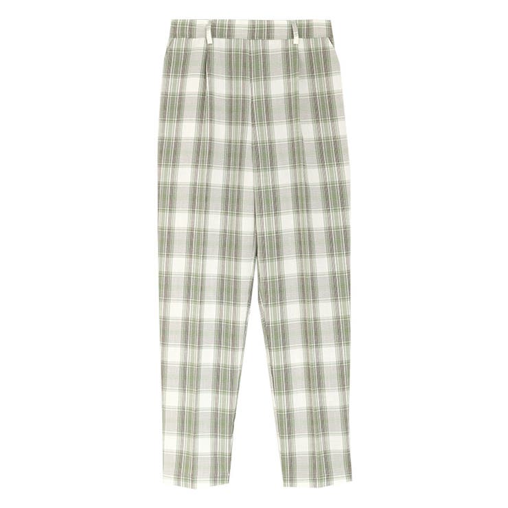 ミント | チェックテーパードパンツ パンツ テーパードパンツ チェック | Pierrot