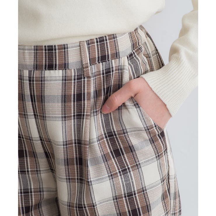 チェックテーパードパンツ パンツ テーパードパンツ チェック | Pierrot | 詳細画像5 