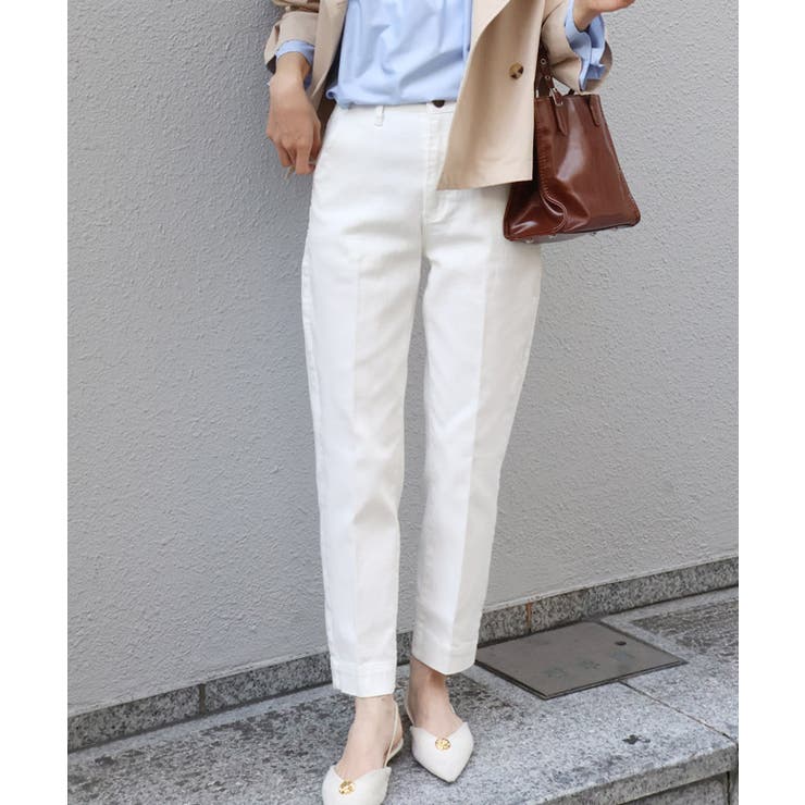 ホワイト | 【STORY 5月号掲載】センタープレスデニム デニム | Pierrot