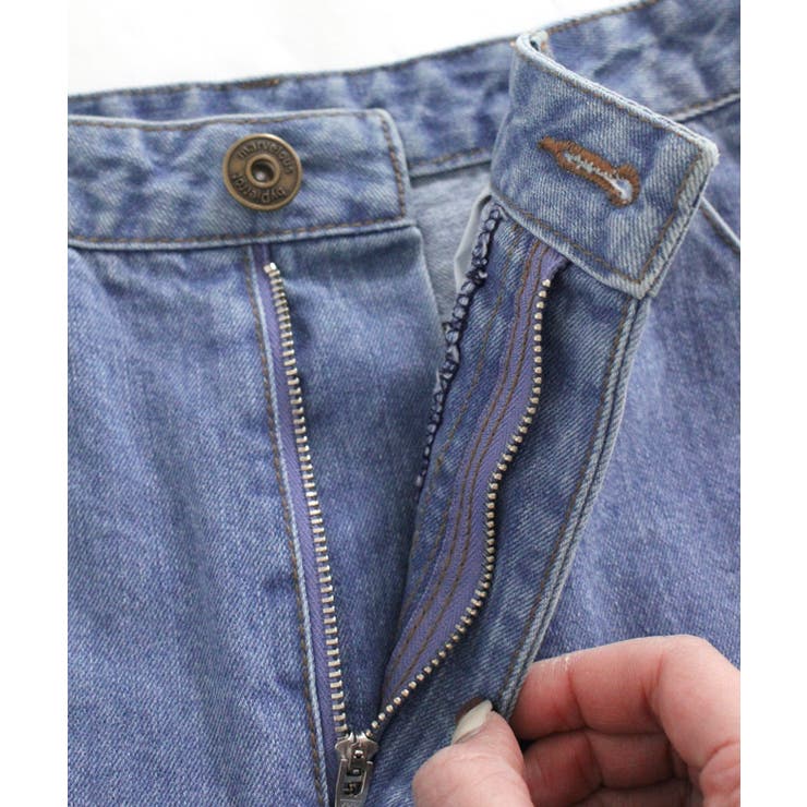センタープレスデニム デニム ジーンズ[品番:PRTW0003581 センタープレスデニム デニム ジーンズ[品番:PRTW0003581