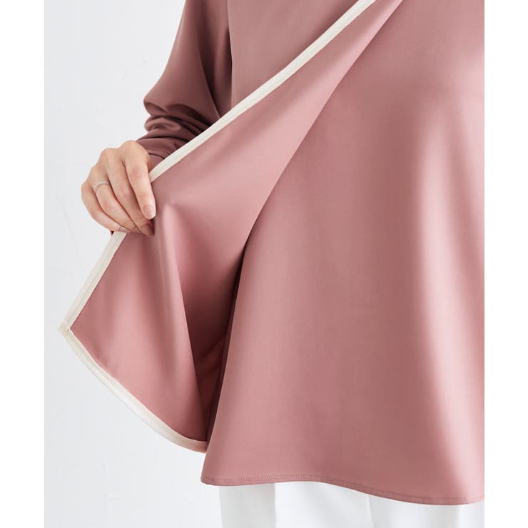 ラインデザインラップブラウス ブラウス ラップ | Pierrot | 詳細画像7 