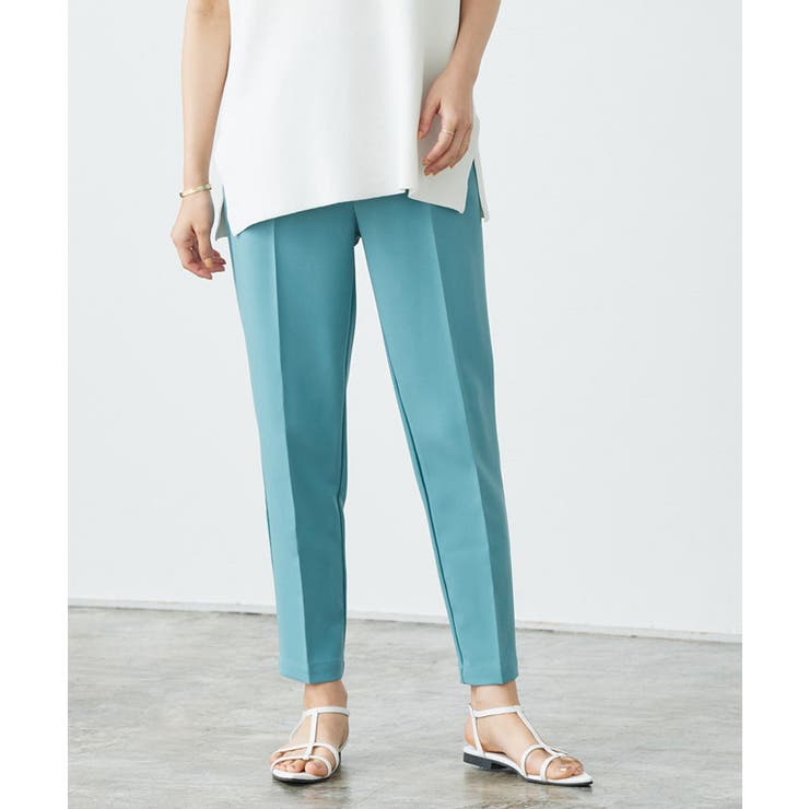 ブルー | 多機能ストレッチツイルテーパードパンツ パンツ ストレッチ | Pierrot