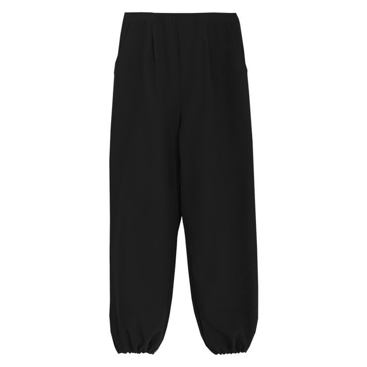 ブラック | 裏微起毛2wayストレートジョガーパンツ パンツ ジョガーパンツ | Pierrot