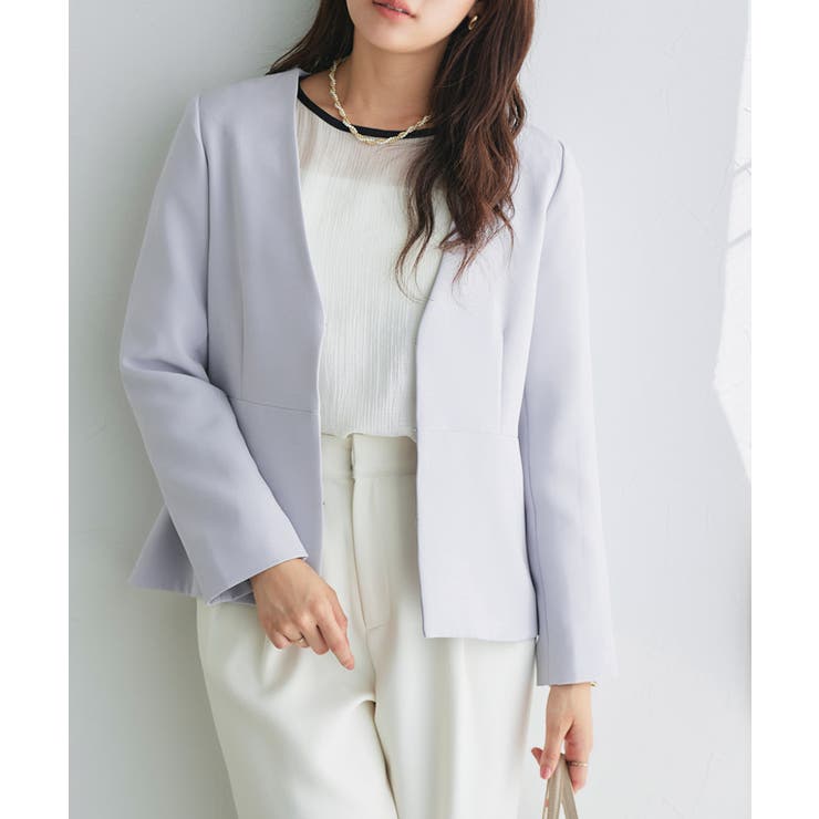 アイスグレー | フレアジャケット ジャケット フレア | Pierrot