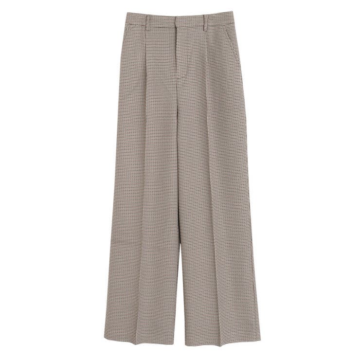 センタープレスストレートパンツ パンツ センタープレス[品番