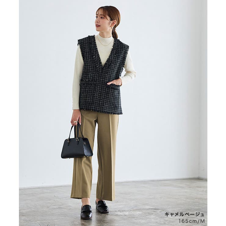最終値下げ　美品　ジアストゥジオス GIAstudios パンツ　センタープレス センタープレスストレートパンツ パンツ センタープレス[品番