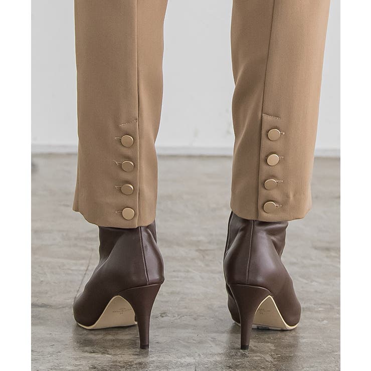 バックゴールドボタンデザインパンツ デザインパンツ ゴールドボタン | Pierrot | 詳細画像6 