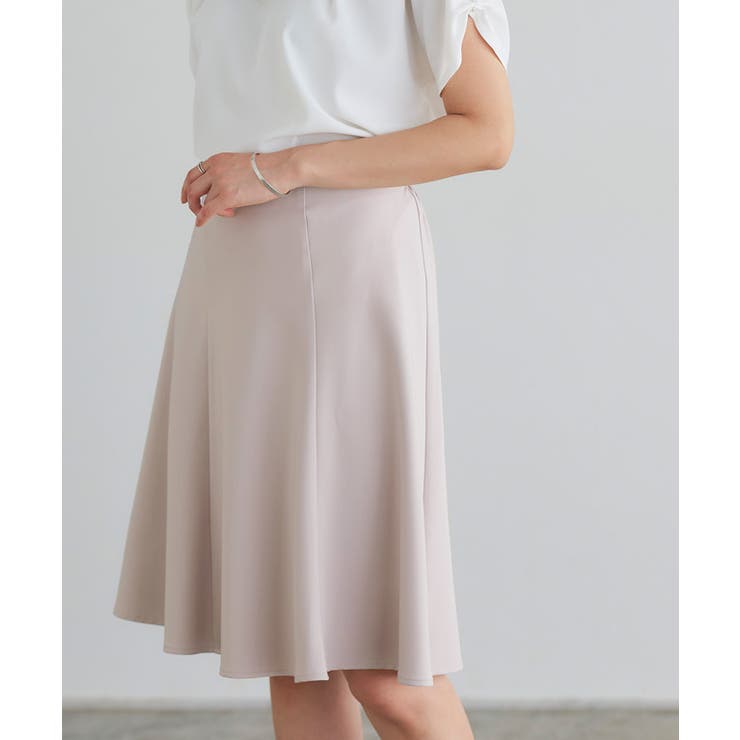 グレー | 2丈から選べるベルト付きフレアスカート スカート フレアシルエット | Pierrot