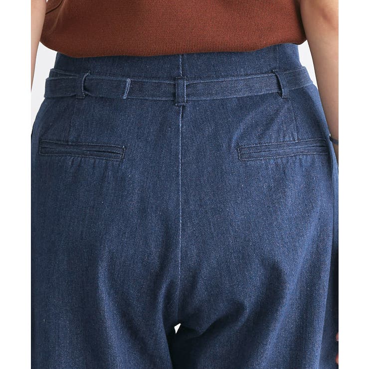 ベルト付きタックデニム デニム パンツ | Pierrot | 詳細画像5 