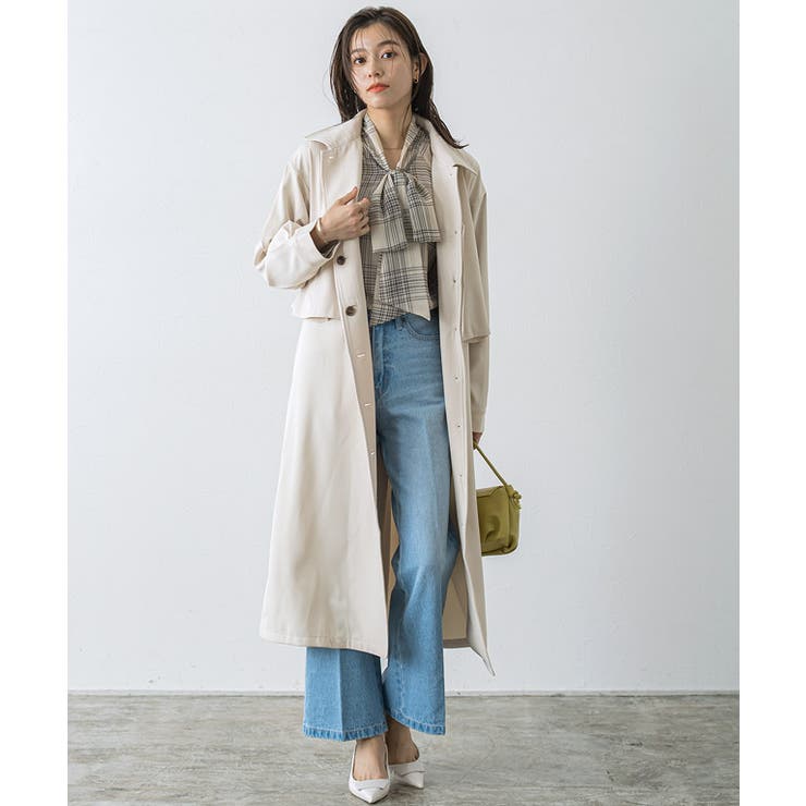 45R春ワンピースコート超美品