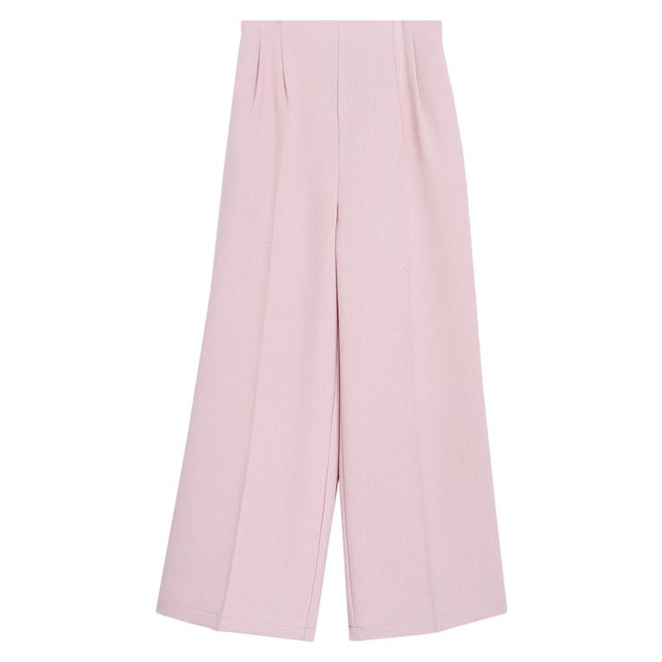 ライトピンク | ツイードタックストレートパンツ パンツ ツイード | Pierrot