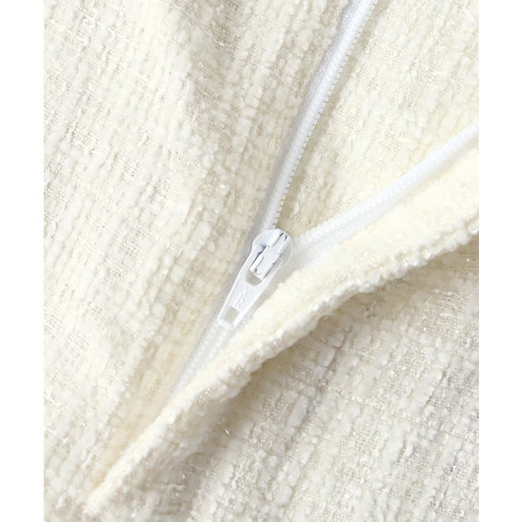 ラメツイードワイドパンツ ワイドパンツ ラメ糸[品番：PRTW0005067