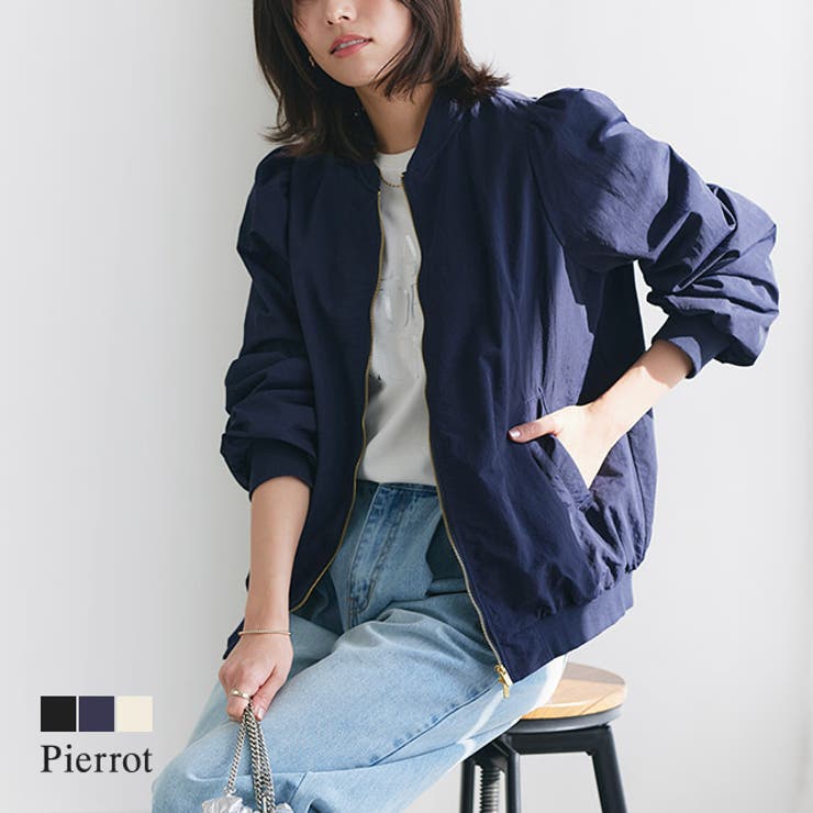 パフスリーブMA 1ブルゾン MA | Pierrot | 詳細画像1 