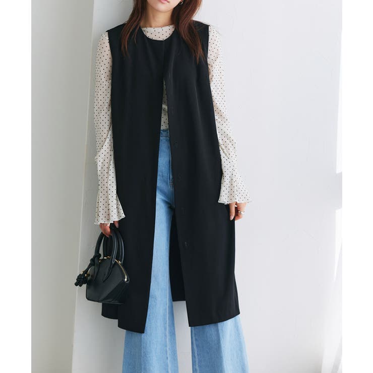 ブラック | 2wayジレジャンパースカート ジレ ジャンパースカート | Pierrot