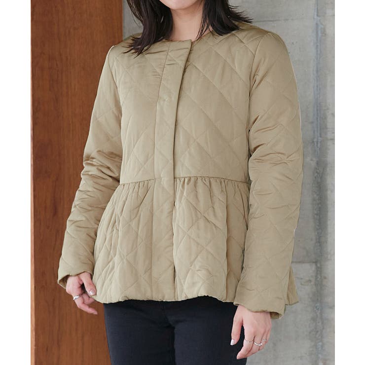 ノーカラーフレアキルティングブルゾン ブルゾン ノーカラー | Pierrot | 詳細画像6 