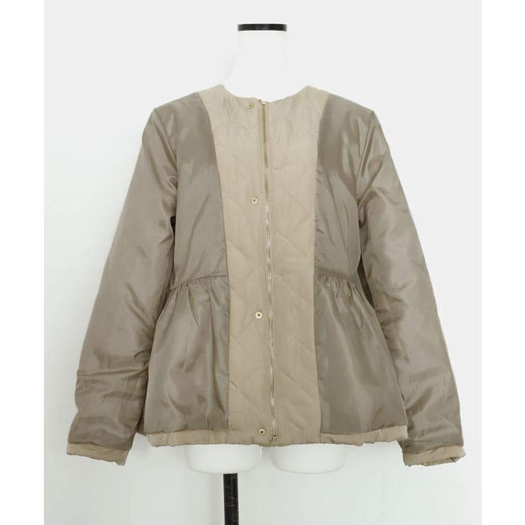 ノーカラーフレアキルティングブルゾン ブルゾン ノーカラー | Pierrot | 詳細画像10 