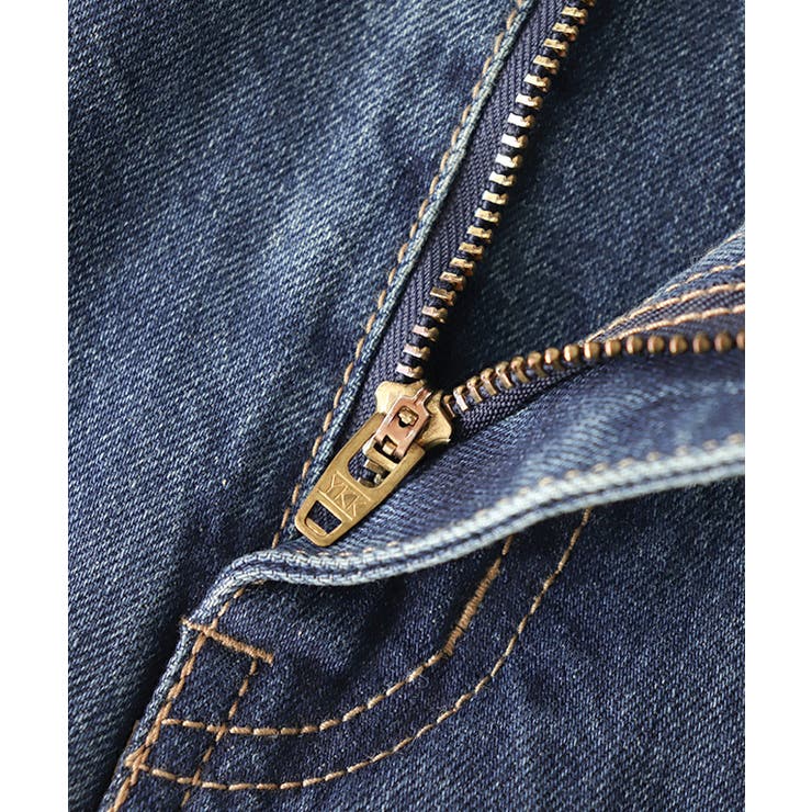 タックワイドデニム デニムパンツ ワイドシルエット[品番