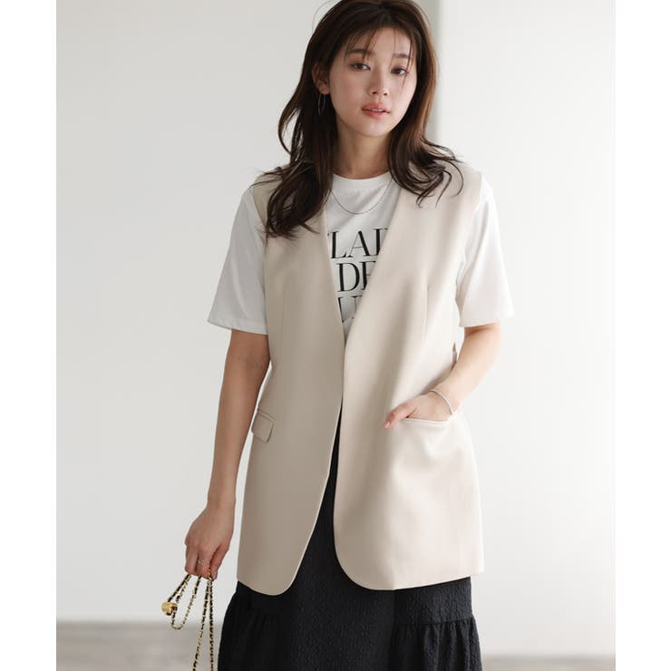 ベスト ジレ ポーラノーカラージレ レディース 楽天市場】(W)TRノーカラーボックスジレ Heather ヘザー