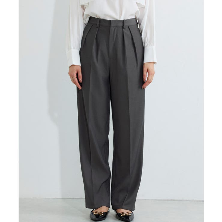 センタープレスタックテーパードパンツ パンツ テーパードパンツ | Pierrot | 詳細画像9 