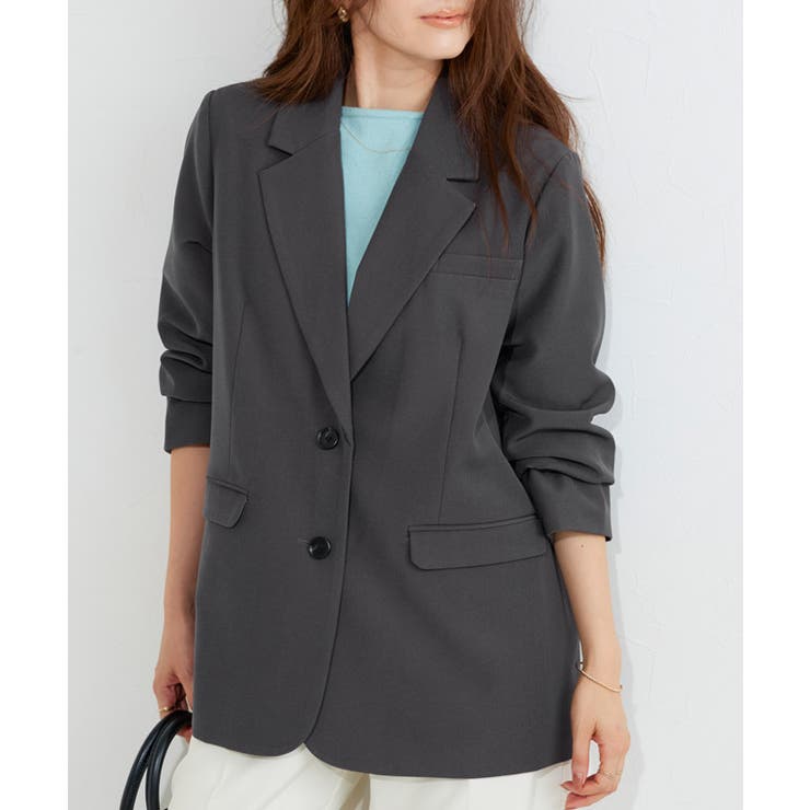 ハーヴェルスタジオ NOIR シルクテーラードジャケット AOYAMA 【洋服の