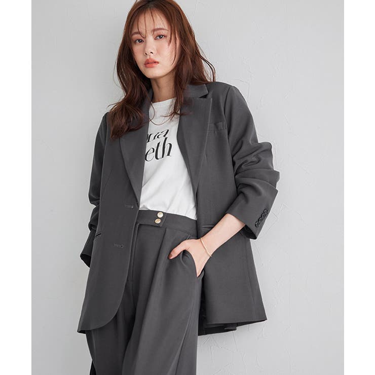 PINUE(ピヌエ)テーラードカラージャケット PINUE ピヌエ テーラードカラージャケット