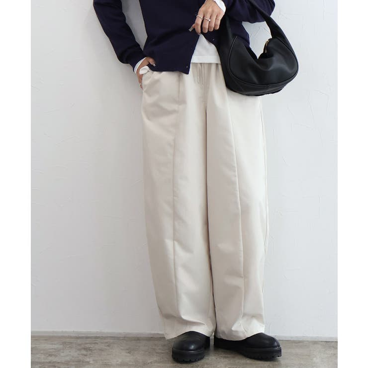 エクリュ | ギャザーツイルカーブパンツ パンツ カーブ | Pierrot