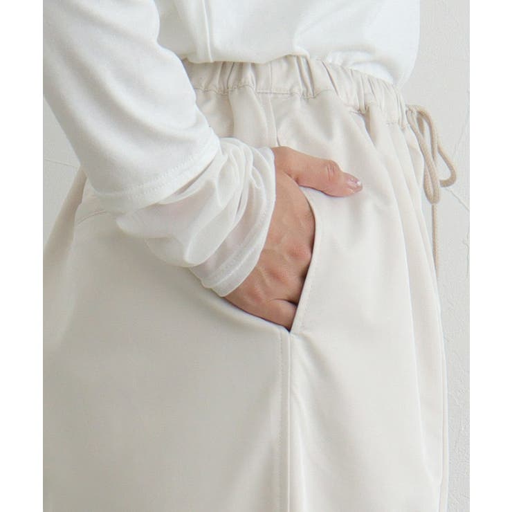 ギャザーツイルカーブパンツ パンツ カーブ | Pierrot | 詳細画像7 