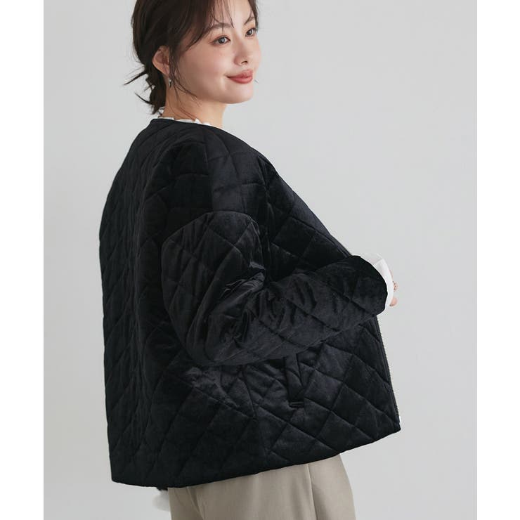 ベロアキルティングブルゾン ブルゾン ベロア | Pierrot | 詳細画像29 