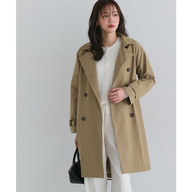 撥水 軽量ベーシックトレンチコート トレンチコート | Pierrot | 詳細画像27 
