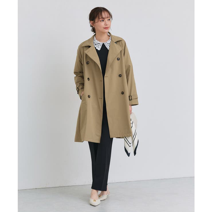 撥水 軽量ベーシックトレンチコート トレンチコート | Pierrot | 詳細画像34 