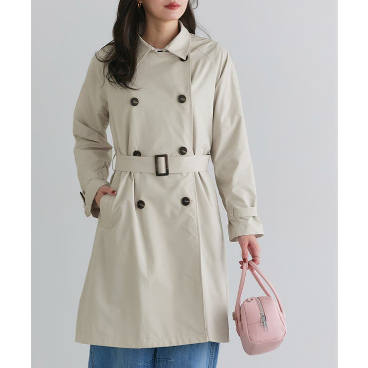 撥水 軽量ベーシックトレンチコート トレンチコート | Pierrot | 詳細画像25 