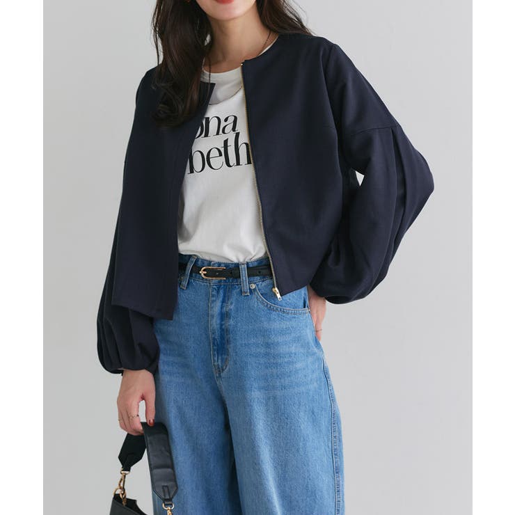 ボリュームブルゾンワイドパンツセットアップ セットアップ ワイドパンツ | Pierrot | 詳細画像34 