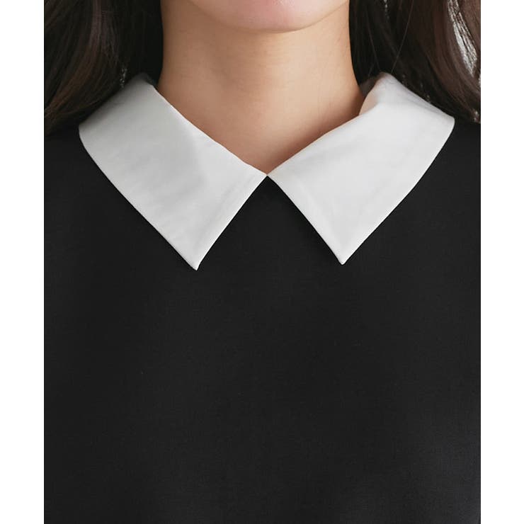 2WAY選べる襟ペプラムセットアップ セットアップ 2WAY | Pierrot | 詳細画像8 