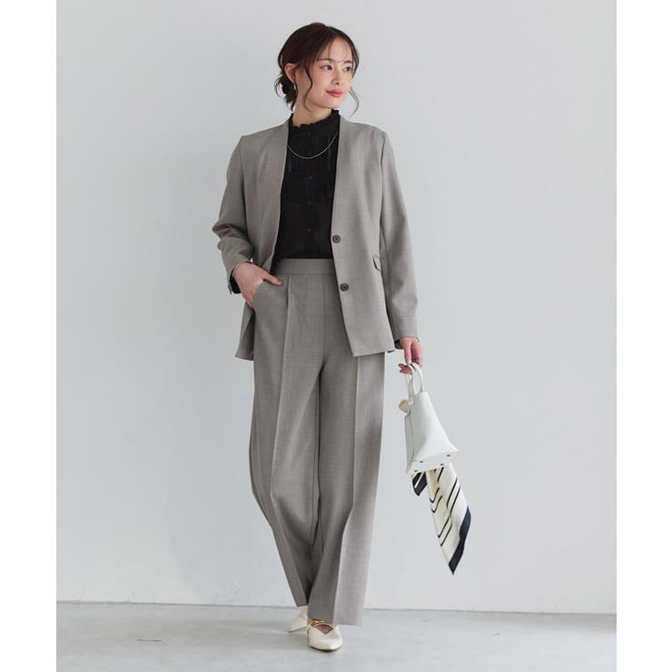 選べる接触冷感リネンライクジャケット テーラード きちんと感 | Pierrot | 詳細画像34 