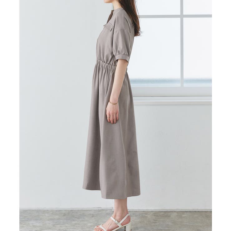 接触冷感リネンライクワンピース 着心地 暑い季節 | Pierrot | 詳細画像13 
