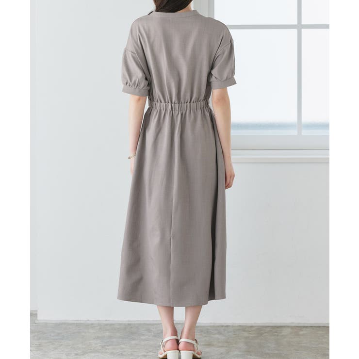 接触冷感リネンライクワンピース 着心地 暑い季節 | Pierrot | 詳細画像14 