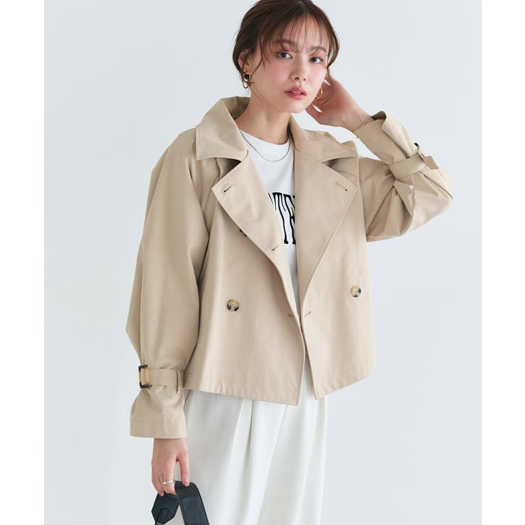 キャンディースリーブショートトレンチコート トレンチコート ショート丈 | Pierrot | 詳細画像17 