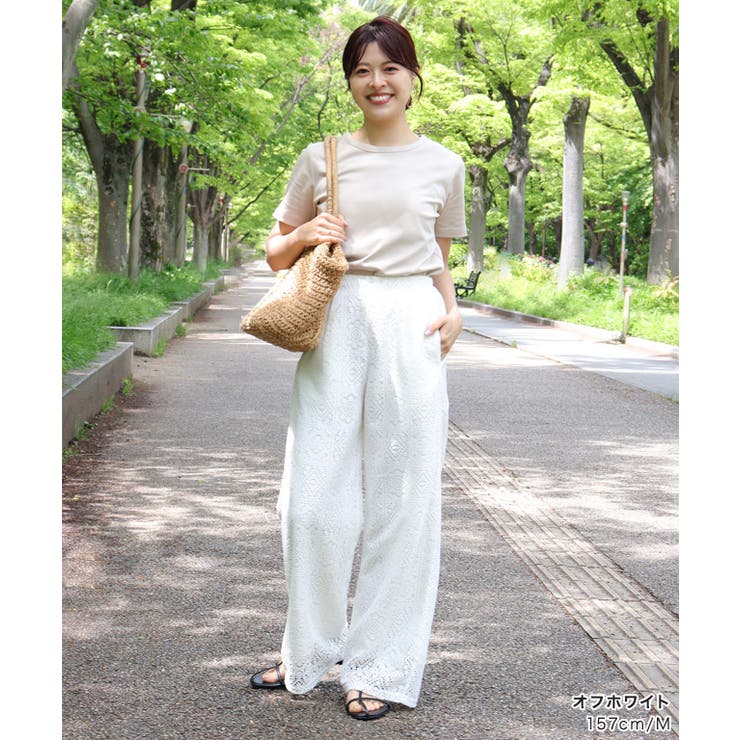 TODAYFUL  クロシェットレースパンツ 38 ホワイト TODAYFUL（トゥデイフル）の「クロシェットレースパンツ（その他