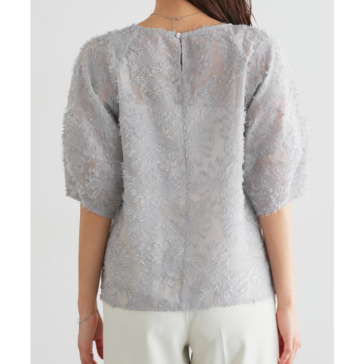 NHK「あさイチ」紹介 フリンジフラワージャカードトップス ジャカード | Pierrot | 詳細画像9 