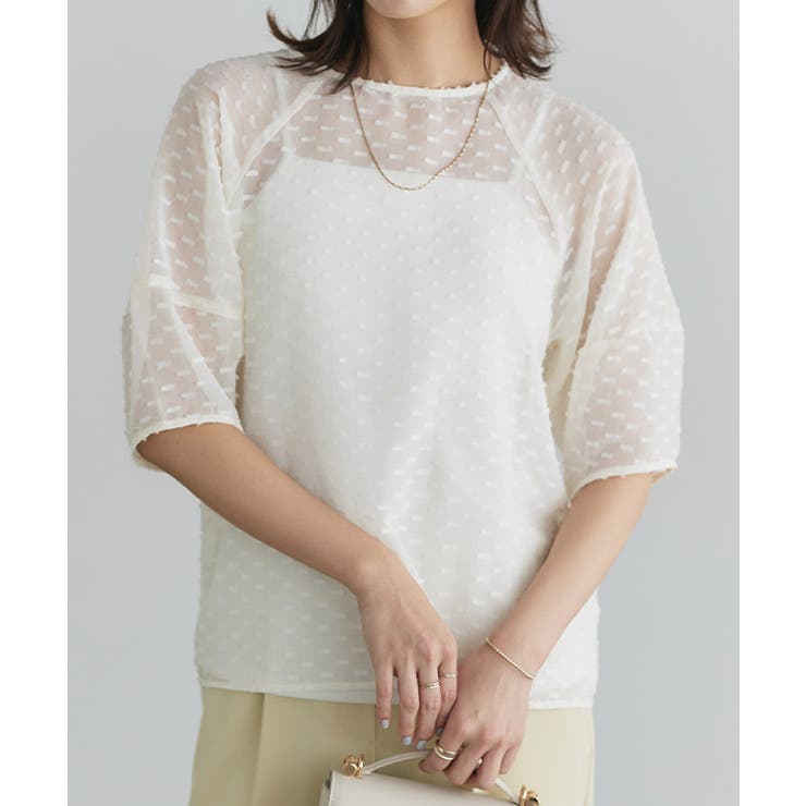 リボンフリンジジャカードブラウス ブラウス ジャカード | Pierrot | 詳細画像6 