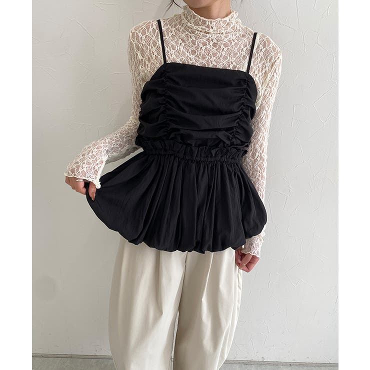 ストレッチレースロンT Tシャツ ストレッチ素材 | Pierrot | 詳細画像17 