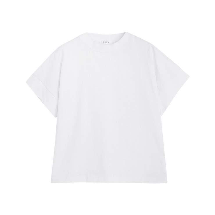 オフホワイト | [RASW]バイオシルケット袖切り替えTシャツ Tシャツ 消臭 | Pierrot